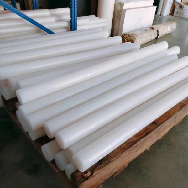 Heat Resistant Chemical Resistant Fluoroplastic White Natural Pure Primary Ptfe Rod