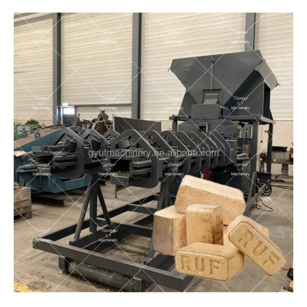 Electric Multi Function Sawdust Briquette Press Machine for Biomass Wood Shaving Design