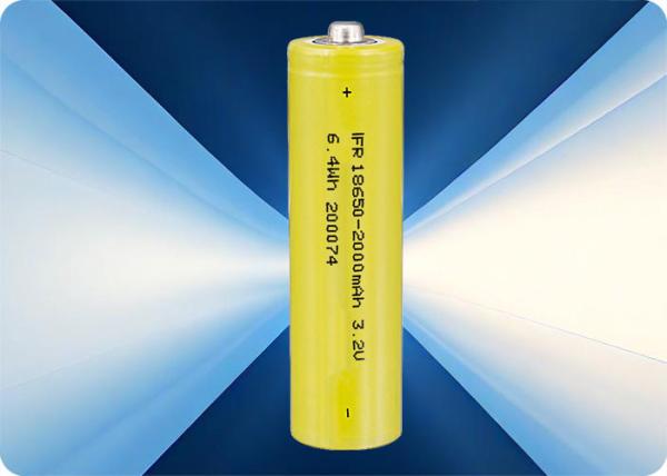 6A Batterie LiFePo4 à décharge 3.2V 18650 2000mAh
