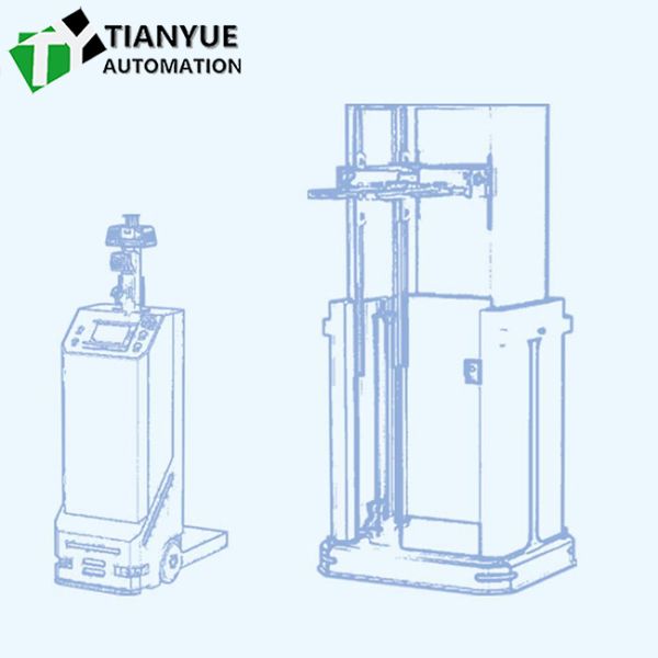 Modular Three-Dimensional Warehousing Shuttle with AGV Laser SLAM Navigation and Voice Light Display Screen