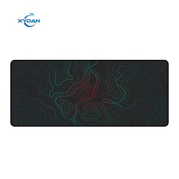 Private Mold Black And White Custom Art Printing Large Anti-Slip Gaming Computer Keyboard Mouse Pad