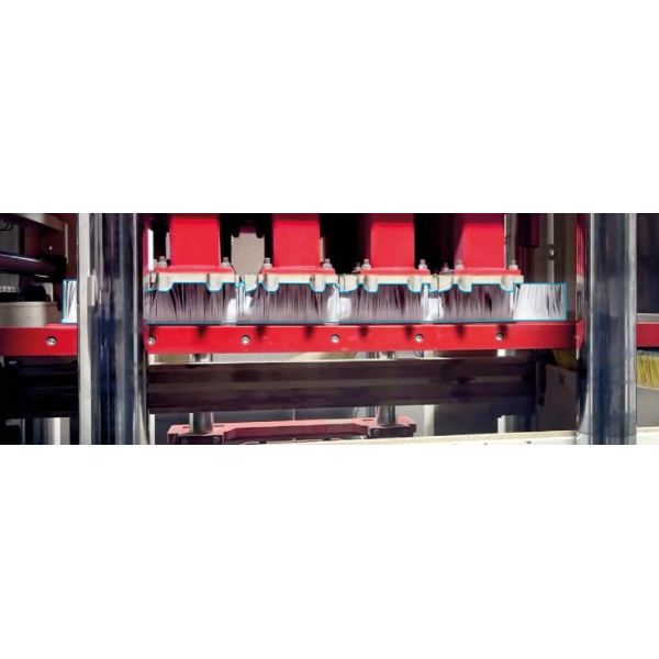 Industry Cleaning Cement Concrete Block Strip Brush PP Plus Steel Wire for Brick Machine