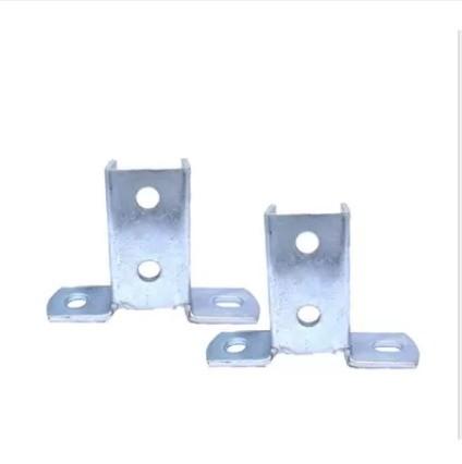 Custom L-Shaped Galvanized Steel Wood Connector Hardware Metal Decorative L Bracket