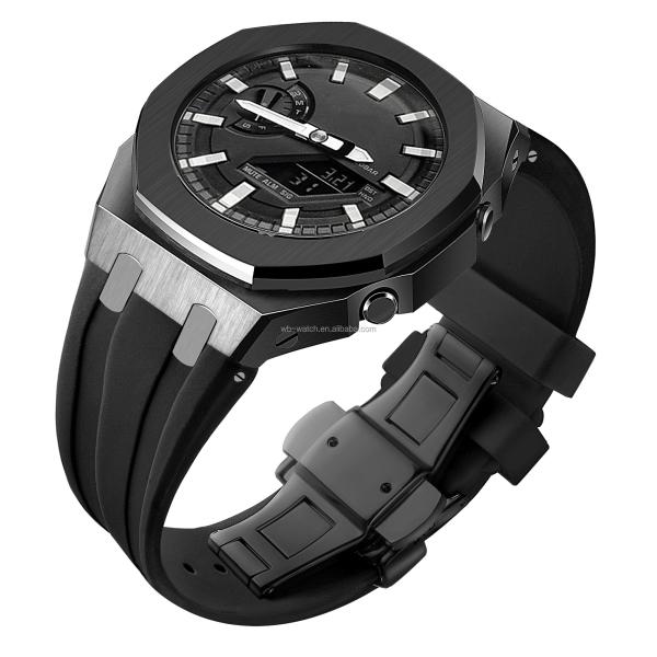 Casio Watch Modified Case Luxury Stainless Steel Watch Case And Band For Casio Ga2100