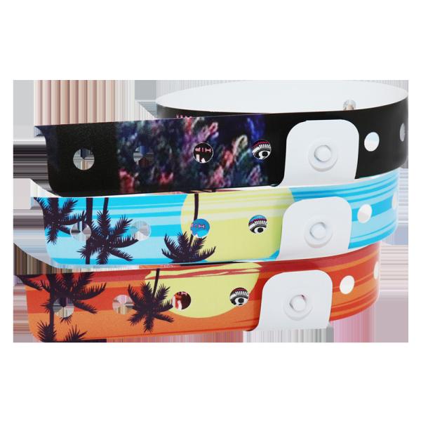 Personalized Vinyl PVC Wristbands With Logo Silk Screen Printing