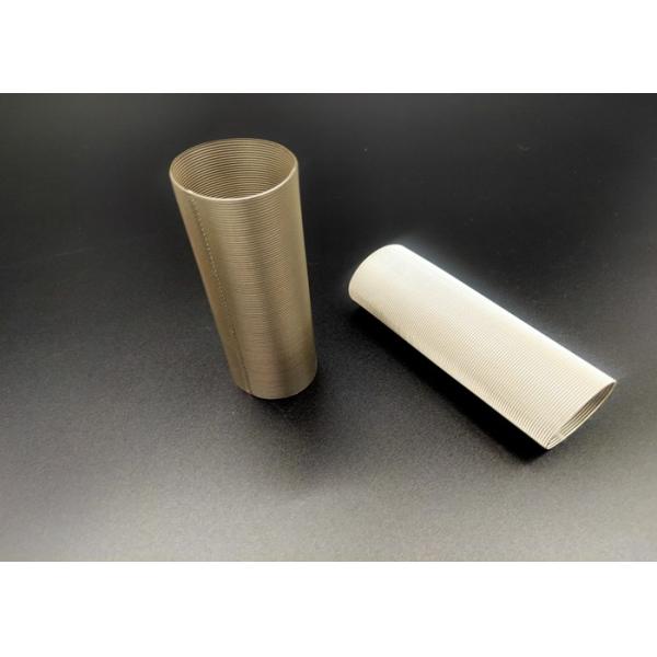 Rimmed 2mm 635mesh Stainless Steel Wire Mesh Tube Cylinder Filters