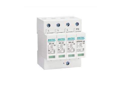 Dispositivo de proteção trifásico branco seguro 3+1 Polo do impulso TUV habilitado