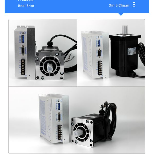 220V Nema 42 3 Phase LC31115+LC3722A 12N.M Hybrid Stepper Motor And Driver Kit