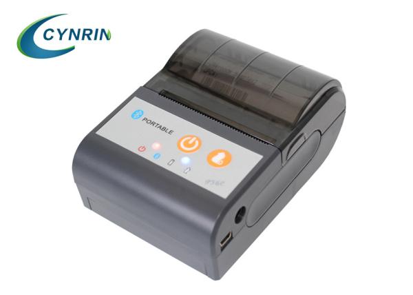 80mm Bluetooth Portable Thermal Transfer Printer , Thermal Transfer Mobile Printer