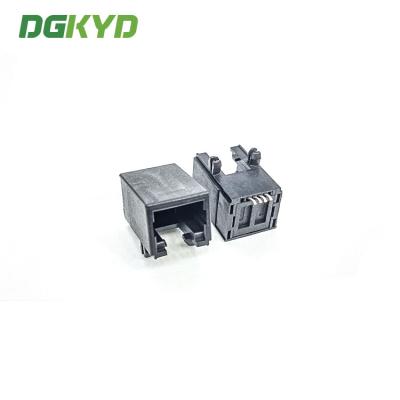 Single Ports Modular RJ11 Jack 4P4C SMD All Plastic Without Light