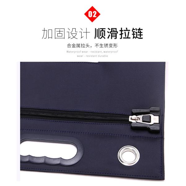 CROSS BORDER SOLID COLOR OXFORD CLOTH TICKET DOCUMENT BAG DOCUMENT BAG TICKET BAG DELIVERY BAG VOUCHER BAG A4 PAPER BAG