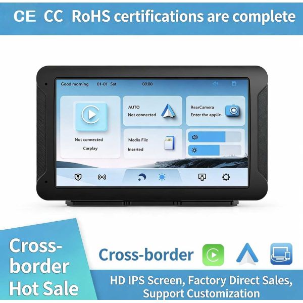7 " Carplay Portable Car Navigation Multimedia MP5 Multi Function Connected Car