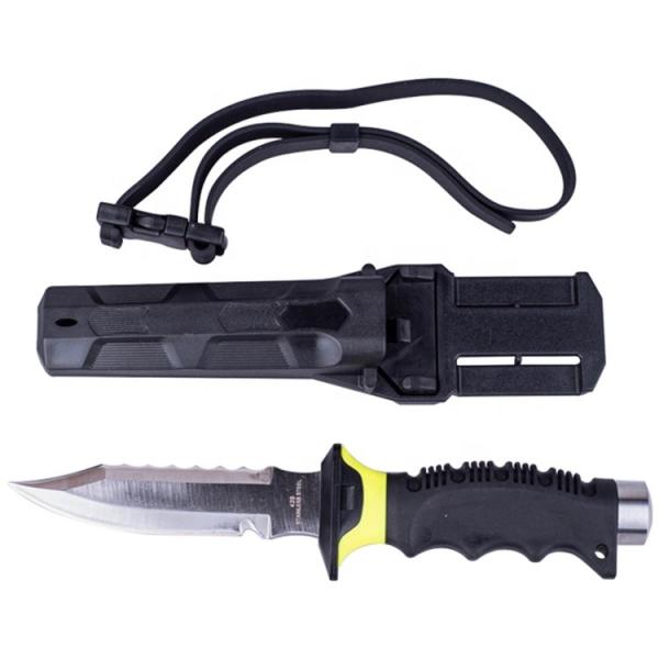 304 Stainless Steel Tactical Pocket Knife For Scuba Diving Corrosion Resistant