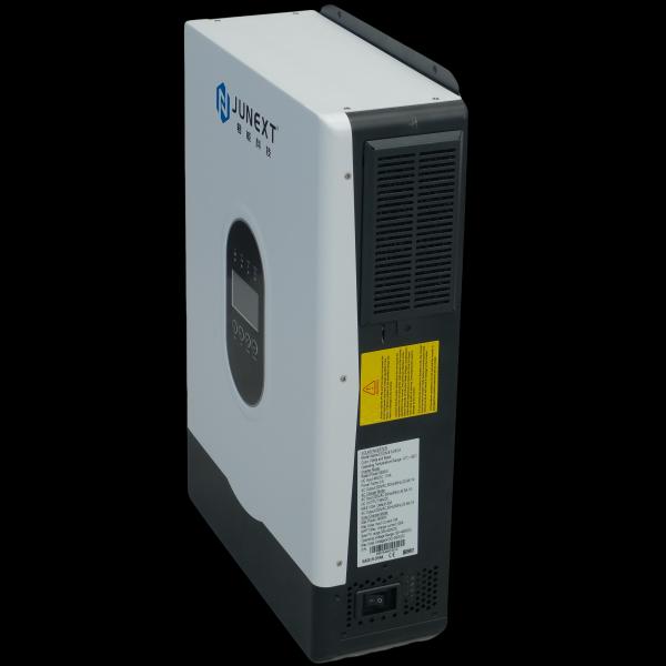 6.2kw 6200w Hybrid Touch Screen Solar Inverter with Dual 2.0 Peak Power Support Single Phase Parallel Inverter Junextpower