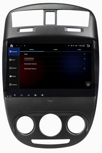 Ouchuangbo Car radio GPS navigation Android 4.4 system big screen for Buick Excelle with DVD BT dual zone SD