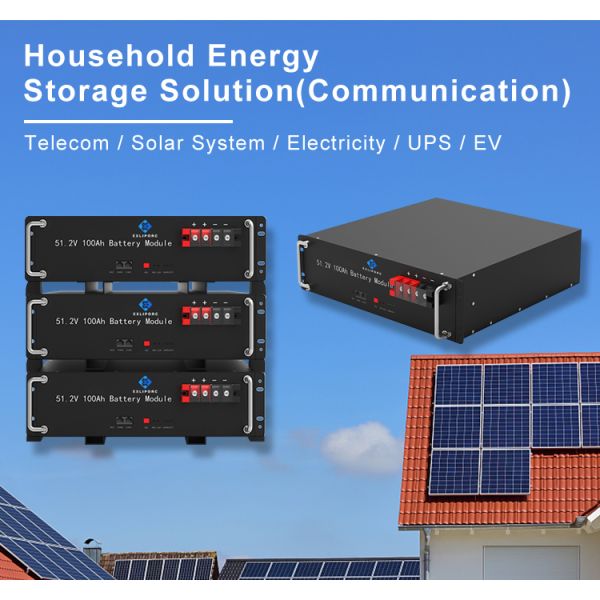 51.2V 100Ah Rack-mounted Lithium Solar Power Battery for Solar Energy Storage
