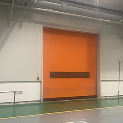 Self Repairing Reduce Downtime Industrial High Speed Zipper Door For Warehouse Internal Aisles
