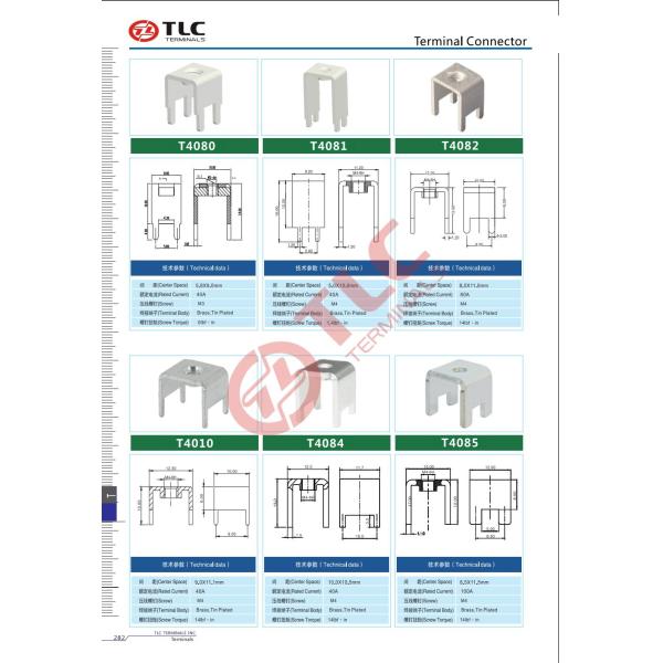 Copper Alloy PCB Terminals Pin Bag Packaging Pcb Mount Screw Terminal