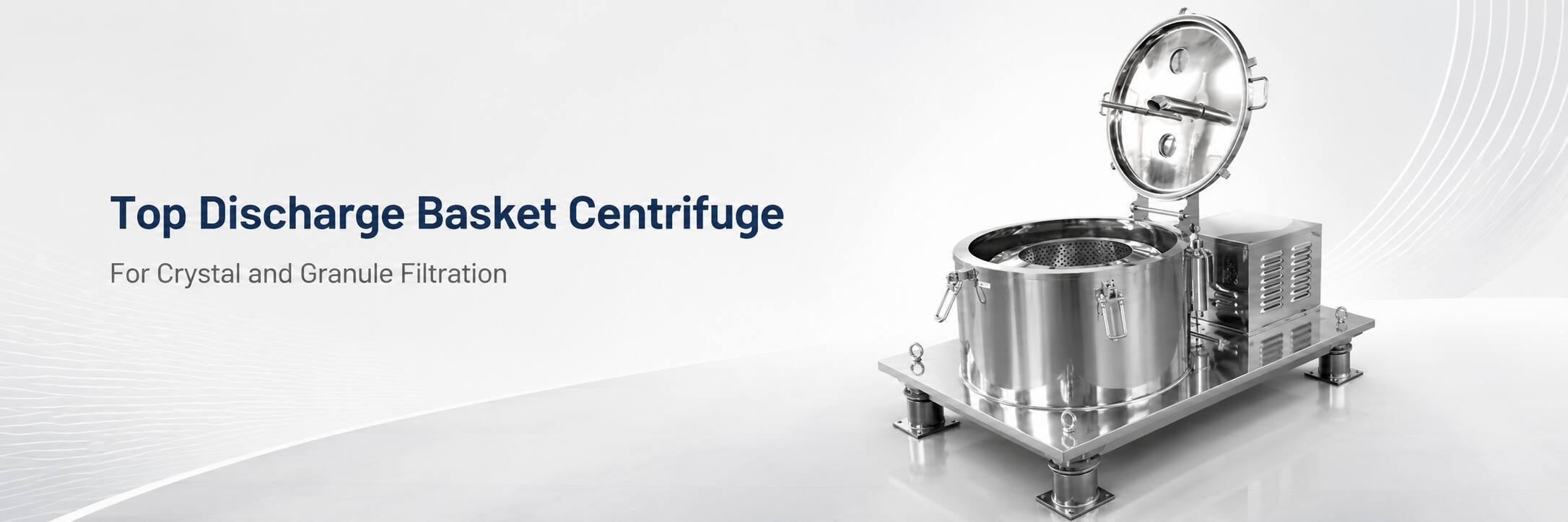 Top Discharge Basket Centrifuge for Crystal and Granule Filtration
