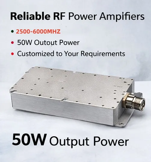 400-3000MHZ Broadband Wide Band 50W RF Power Amplifier Module