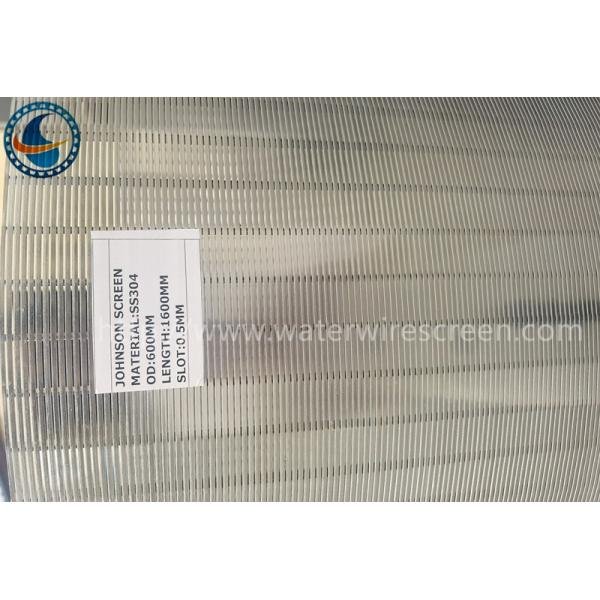 Johnson Wire Wrapped Continuous Slot Screen With 0.5mm Gap