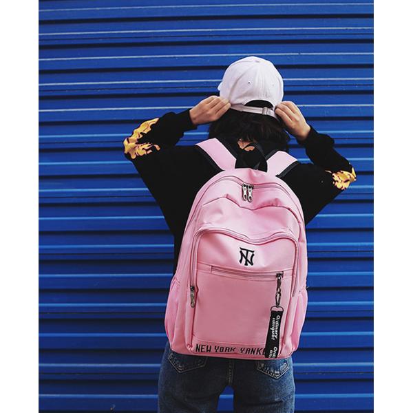 Korean version of cool letters backpack students fashion large capacity schoolbag waterproof casual backpack girl
