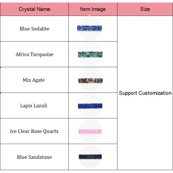 Pierre cristalline naturelle de guérison, pierre précieuse polissée, perles rondes lisses et lâches pour la fabrication de bijoux.