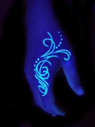 Custom Print Glow In The Dark Temporary Body Sticker Tattoo fake tattoo