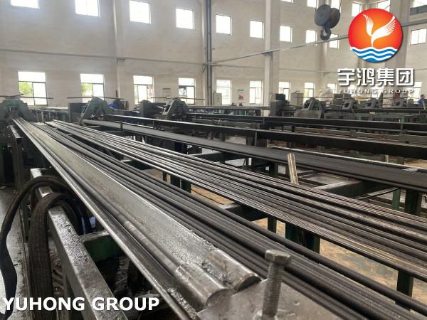Industrial Low Aluminum Electric Fin Tube ASTM A179 For Copper Pipe ODM