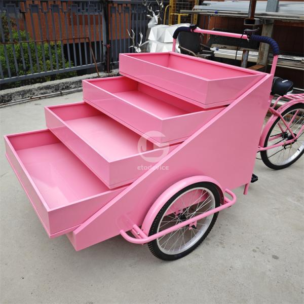 Street Vending Mobile Trolley Vendor Cart for Healthy Snack Options Energy Mining