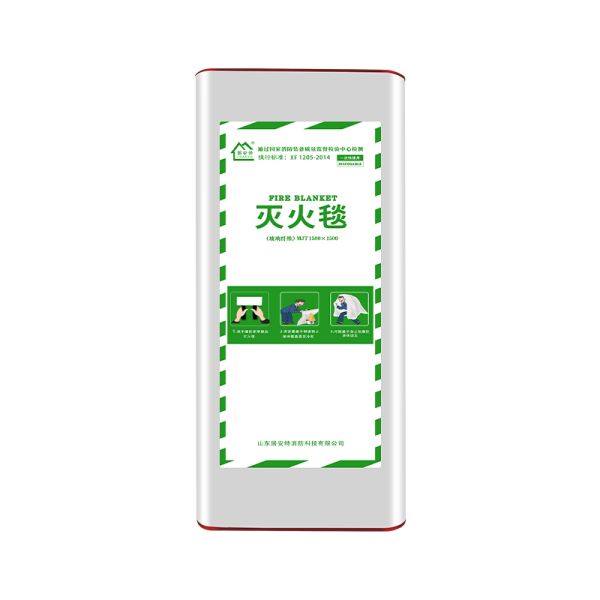 1.5x1.5m EN 1869 Fire Blanket 500℃ Heat Resistant Fiberglass Fire Emergency Blanket With PVC Case For Kitchen Restaurant Workshop
