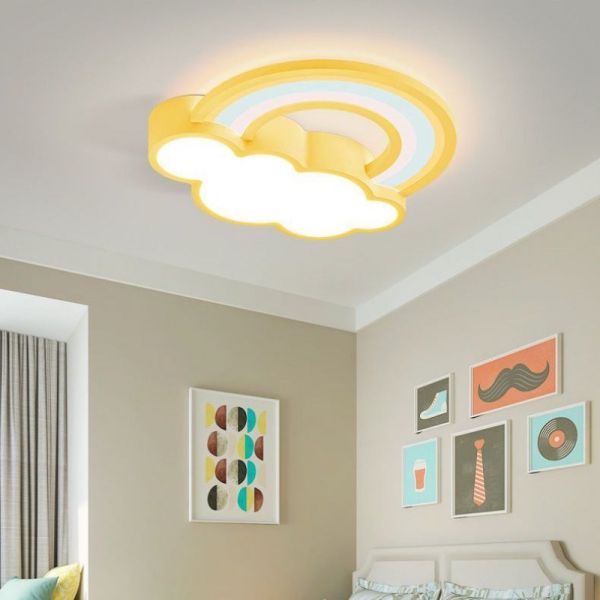 Princess Room Light Fixtures Bedroom And Warm Simple Cartoon rainbow ceiling light(WH-MA-300)