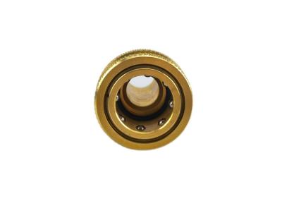 Conector rápido masculino de bronze das conexões da haste da mangueira de 1 polegada