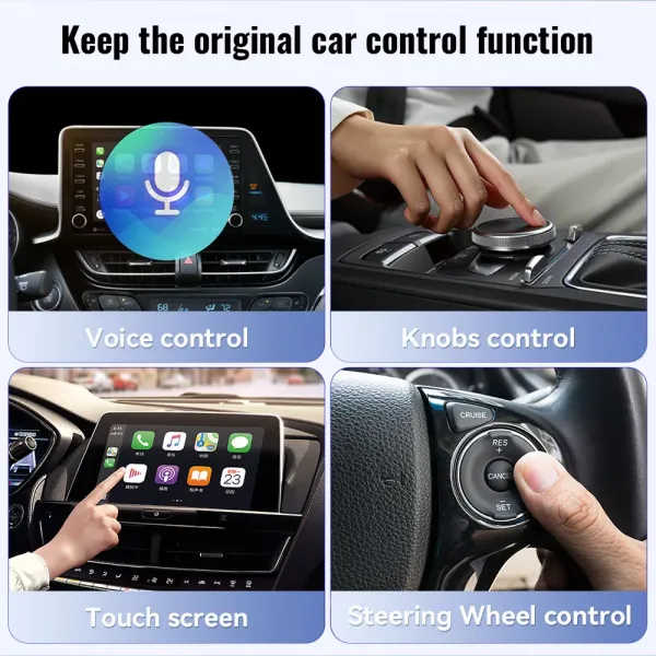 Auto Wired To Wireless Carplay Box Android 2 In 1 Car Carplay