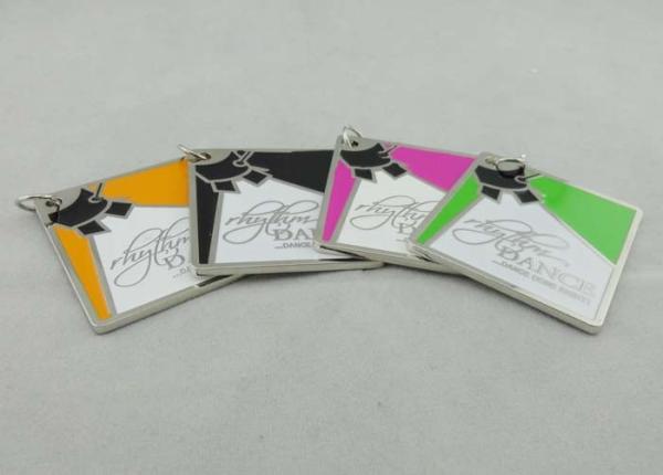 Karneval Enamel Medal , 70mm Zinc Alloy Gold School Games Medals