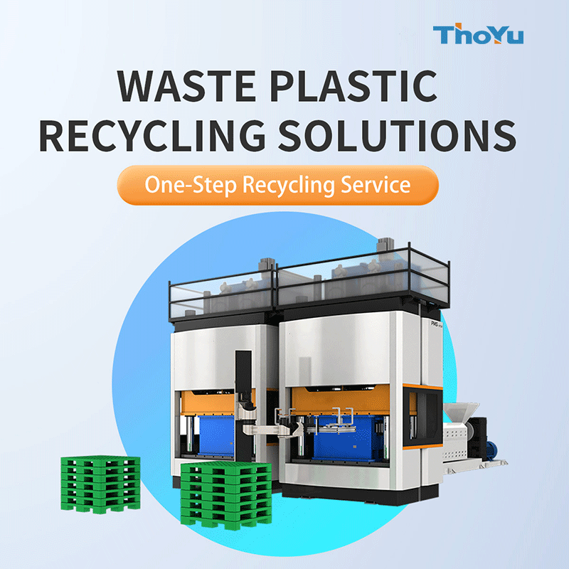 Fully Automatic Plastic Recycling Machine To Pallets
