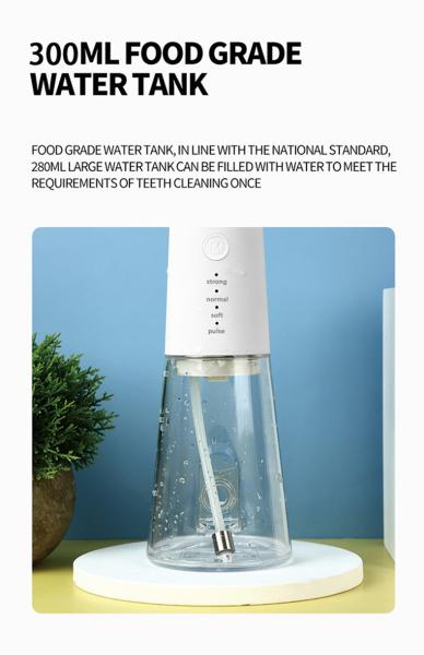 Água oral sem corda dental oral profissional Flosser Flosser dental portátil da máquina de Irrigator do cuidado