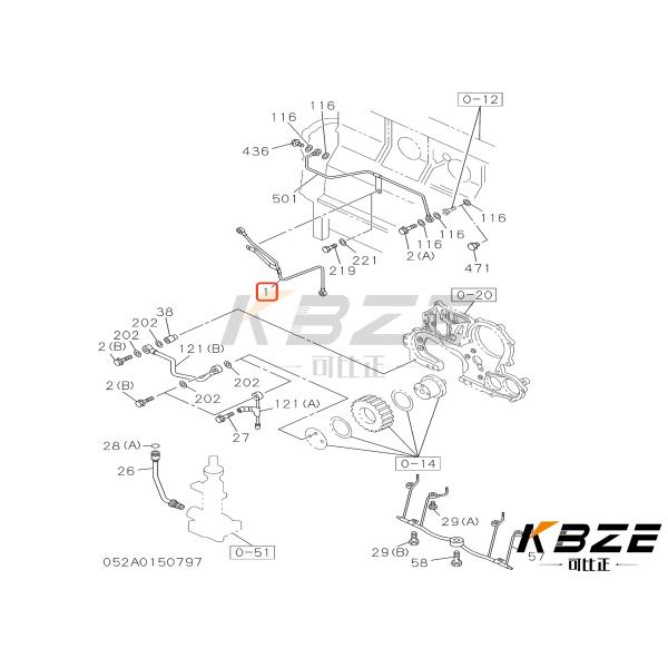 HITACHI EX75 ZAX70 ZAX75 ZAX80 8-97232957-0