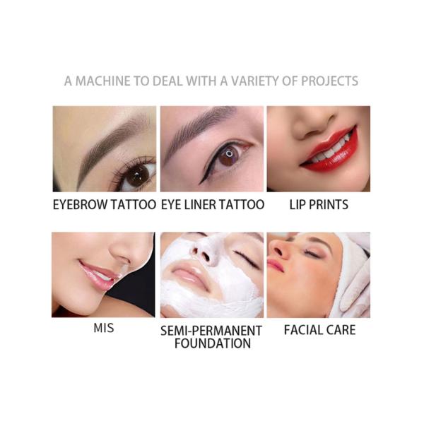 Серебра пулемета татуировки макияжа цены по прейскуранту завода-изготовителя МТС материал постоянного алюминиевый для брови, стороны, красоты губ