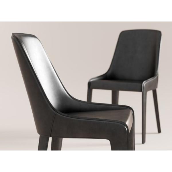 Nordic Design Coffee Dining Chair , Solid Wood Backrest Fashion Hotel Chair