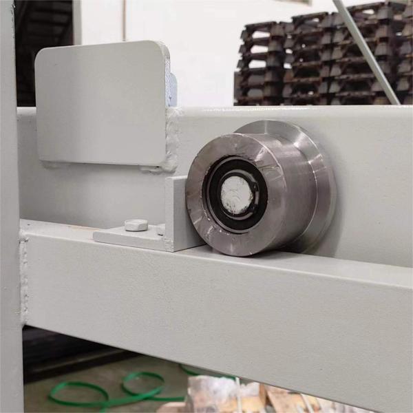 Customized Height 0-5m Heavy Duty Metal Sheet Hand Roll Out Rack For Steel Sheet