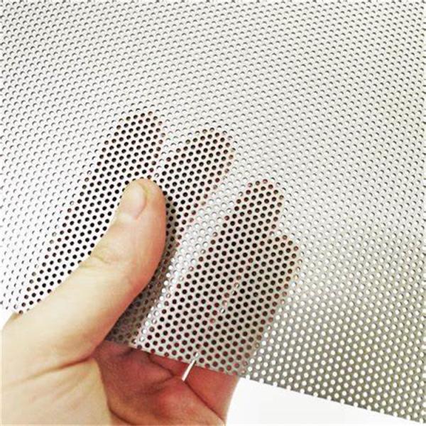 310S Perforated SS Plate , Perforated Stainless Steel Mesh Sheet For Architecture