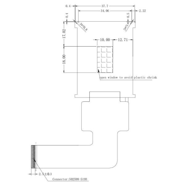 тип дюйма QVGA TN дисплея 2 240x320 TFT LCD с ST7789V IC
