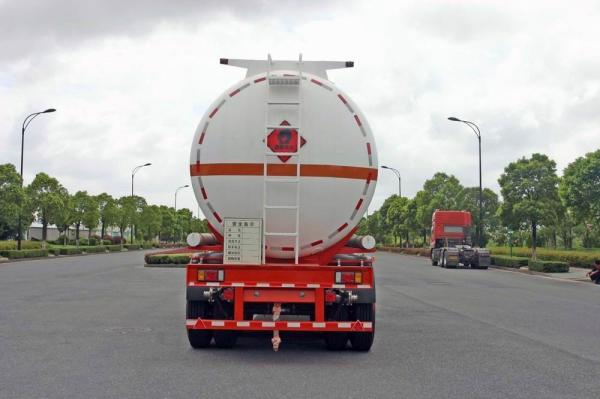 Custom 38cbm 3axle Chemical Liquid Tank Truck / Aluminum Fuel Transport Trailers