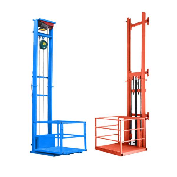 500kg Simple Cargo Lift Elevator 3m Home Lift Tables For Goods Person
