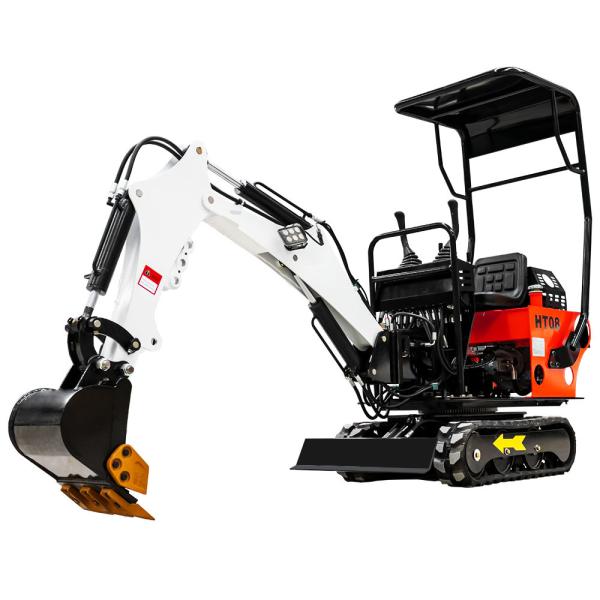 HT08 800kg Mini Excavator with 12HP Engine and 0.025m³ Bucket