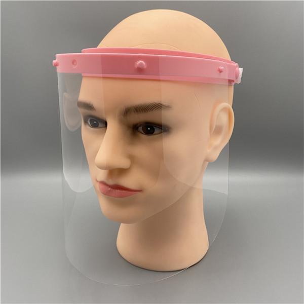 Outdoor Reusable Face Shield , Transparent Safety Visor Face Shield Elastic