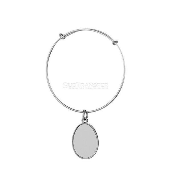 Bracelet de sublimation personnalisé en blanc Bracelet métallique personnalisé pour l'impression par sublimation