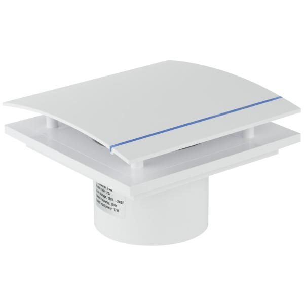 Ventilador de fluxo axial montado na parede para ventilação de escape do extractor de fumaça Cfm do banheiro