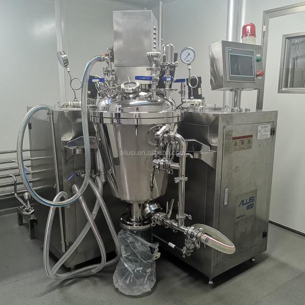 Stainless Steel Hydraulic Lifting Vacuum Mascara Homogenizing Emulsifier manufacturers